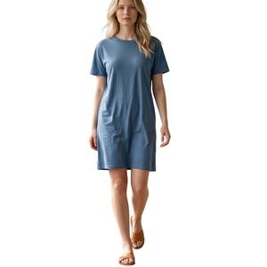 Fishers Finery T-Shirt Dress Womens Plus 1XCasual Bamboo Organic Cotton Stretch